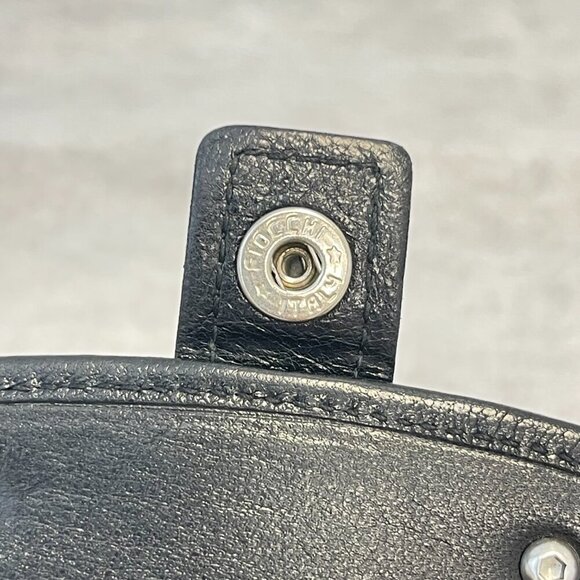 Salvatore Ferragamo Black Leather Bifold Wallet w/ Bamboo Gancini - Preowned - Picture 9 of 13